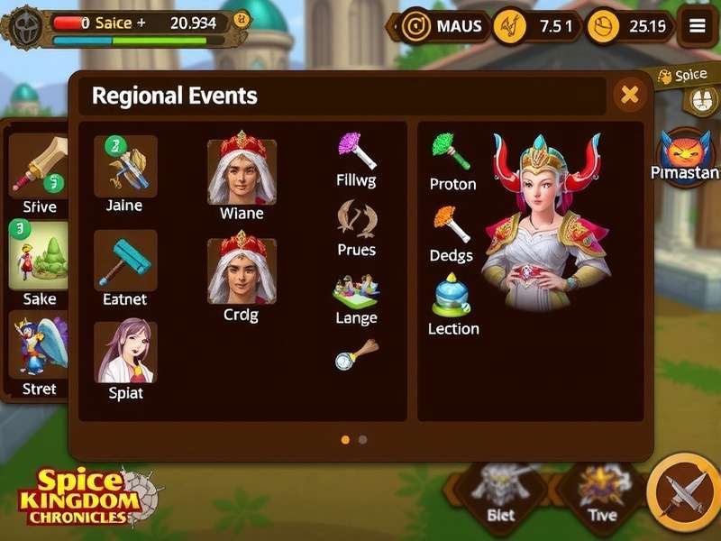 Spice Kingdom Chronicles Regional Events